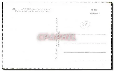 Argeles-Gazost (H-P) — Stary most nad gave d'Azun — Wydawca Jove, Pau-Billère — Rewers