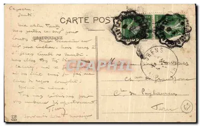 Les Hautes-Pyrénées — Les Bords de l'Arros — éditeur Labouche frères, Toulouse, n° 1421 — Verso