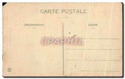 Tarbes - Motivo del pedestal de la estatua de Danton — Fototipia Labouche frères, Tarbes — Reverso