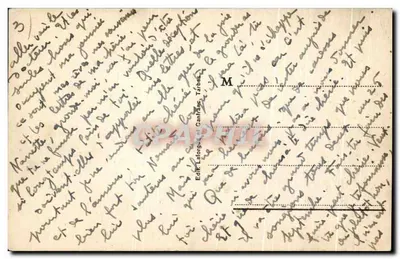 Tarbes (H.P.J.) — Ogród Massey i łańcuch Alp Pyreńskich — Wydawca Laforgue, Tarbes — Rewers