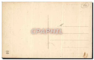 Tarbes - O Claustro do Jardim Massey — Editor Labouche Fr., Toulouse, n° 62 — Verso
