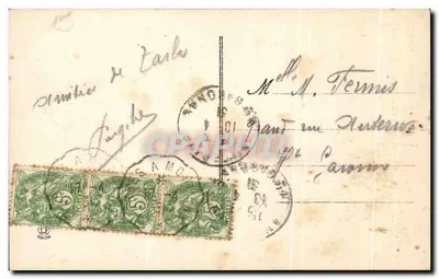 Tarbes — Pomnik Pamięci Zmarłych — Phototypie Labouche Frères, Toulouse — Rewers