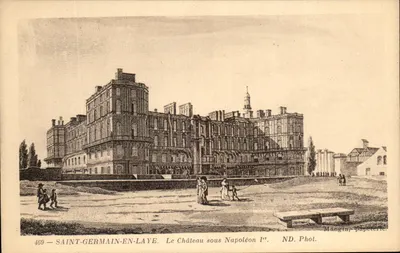 Saint-Germain-en-Laye — Zamek pod Napoleonem I — Mangin, papeteria, nr 469