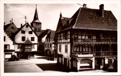 Turckheim — Praça Turenne — C.A. Photo Strasbourg