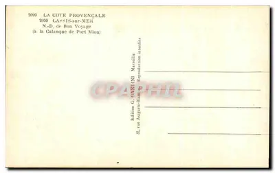 Igreja de Mireille — Provence — editor Mireille — Verso