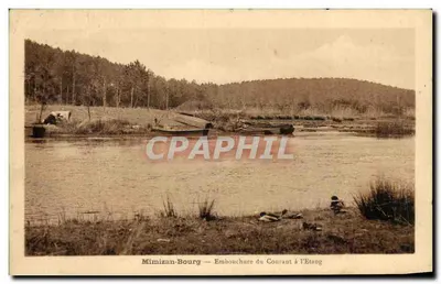 Mimizan-Bourg — Embocadura do Courant no Étang — Ed. Argra Jouloube