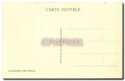 Katedra Zielonej — Pittoreskie Vosgi — seria 5226c, wydane przez Braun & Cie, Mulhouse-Dornach — Rewers