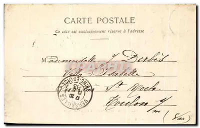Versailles - Palácio do Petit Trianon - A Fachada — Fototipia A. Bergeret e Cie, Nancy — Mme Moreau, editora, Versailles — Verso