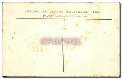 Prades — O Retábulo da Igreja de São Pedro — FLIM — Verso