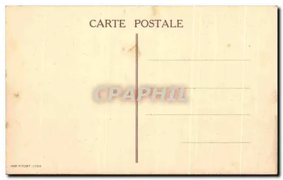 Castelo das Fines-Roches — Châteauneuf-du-Pape (Vaucluse) — IMP. P. FORT, LYON — Verso