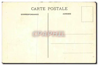 RUE du CHATEAU — rzeźba J. Brocassa — wydawca nie widoczny — Rewers