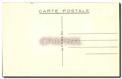 Bilhete postal antigo Paisagem na campina ao lado da água — Verso