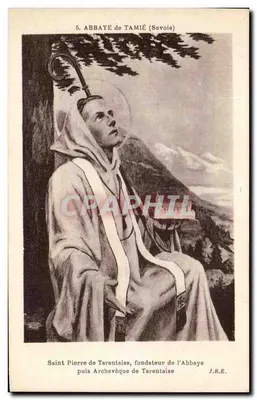 San Pietro di Tarentaise — fondatore dell'Abbazia di Tamié (Savoia) — J.B.E.