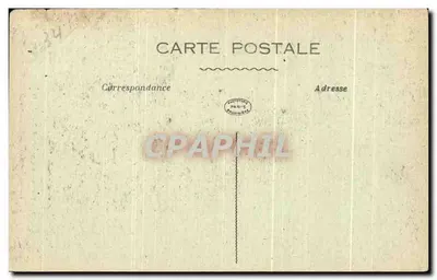 Intérieur de l'église — dévastation après la 2e Bataille de la Marne 1918 — éditeur Phot. Express, VIe Paris — Verso