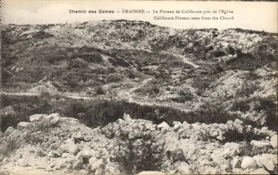 Caminho das Damas — CRAONNE — O Plateau de Californie tirado da Igreja