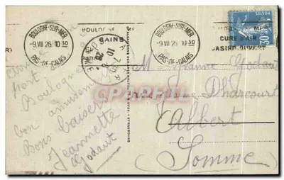BOULOGNE-sur-MER — Wyjście z portu — wydawca nieznany, nr 25 — Rewers