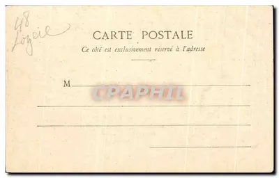 Ruínas do Castelo de Peyrelade — Vale do Tarn — Fototipia Labouche Frères, Toulouse — Verso