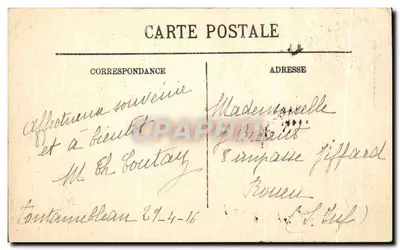 Fontainebleau — Il Palazzo — L’Étang delle Carpe. — Editore: Fontainebleau, n°20 — Verso