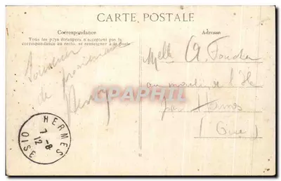 Les Roches — Porte du vieux Château — éditeur imprimeur non visible, n°8 — Reverso
