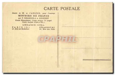 La destruction d'un village au temps des guerres de religion — scène de massacre et de pendaison — éditeur ISTRÀ, n° 48 — Verso