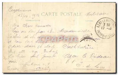 Reims — Katedra — Lewa część fasady po bombardowaniu — Wydawca (E-L-D) — Rewers