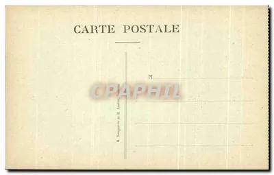 Caminho das Damas — Interior do Forte de La Malmaison — editor B. Noogavide e H. Lautrat, Somain — Verso