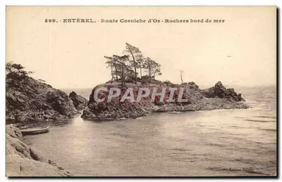 Estérel - Estrada Corniche d'Or - Rochas à beira-mar — Edição Giletta, n° 899