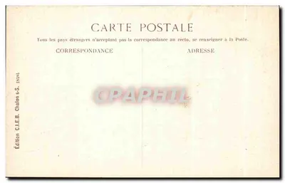 Chalon - Quai Gambetta — vue du quai et du fleuve — C.M. Boudet — Rewers
