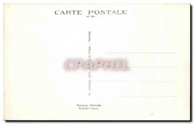 SAINT-MARC-sur-MER (L.-Inf.) — Plaża Courance z punktu widzenia rybarni Aulnette — G. Arrouaud, wyd. — Nantes — Rewers