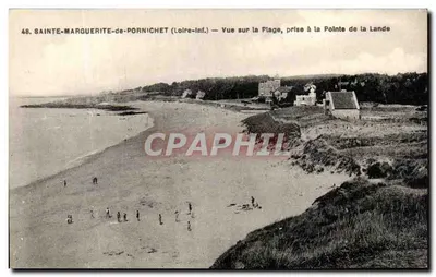 Sainte-Marguerite-de-Pornichet (Loire-Inf.) — Widok na plażę z Punktu Lande