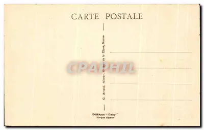 La Côte Vermeille — widok panoramiczny wioski Collioure — Éditions Gaby, Nantes — Rewers