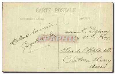 Argentan — Kerk van Sint Germain, het portaal en de toren — Chalumeau-Michelli, Argentan — Achterkant