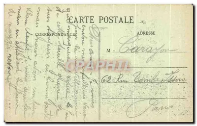 Rémerville — Główna ulica po walkach — E. Bastion, lib. éd., Luner ville, N° 2208 — Rewers