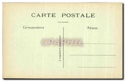 Chemin-des-Games — Environs de CRAONNE — Observatório Francês — Verso
