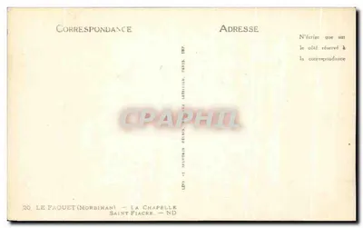 La Chapelle — Saint-Fiacre — Editor Lévy, Le Faouët (Morbihan) — Reverso