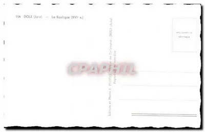 Dole (Jura) — Bazylika (XVI wiek) — Wydawnictwo E. PROFET — Rewers