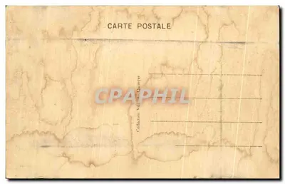 Cartolina d'epoca Quimper Il Ponte della Prefettura — Verso