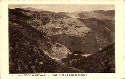 Vale de Masevaux — Vista sobre o lago de Alfeld — série 151