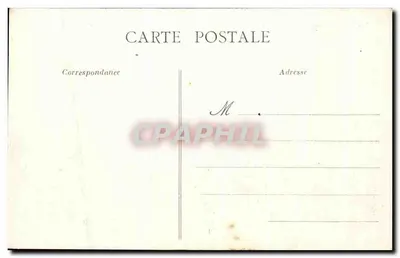 Le Pouliguen (Loire Inf.) — La Grande Côte — Café des Marsonins에 도착하기 전의 바위 — 출판사: 5C2 — 뒷면