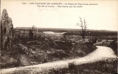 As Colinas de Lorette — A Falésia de Vimy e seu funil — Edição Fauchois, Béthune
