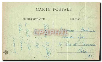 Verdun 1918 — Het Fort van Vaux — Uitgever L. SONTARY — Achterkant