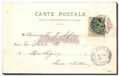 Les Martres de Veyre — Vista geral — A Auvergne pitoresca, série 42 — Verso