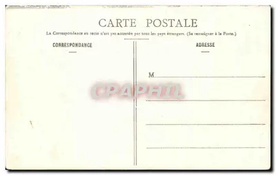 Vic-sur-Aisne — Fossos e Ponte do Castelo (lado Oeste) — Editor não identificado, n° 3 — Verso