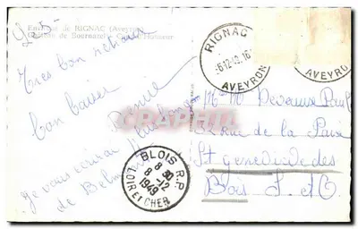 Castelo de Bournazel — Aveyron — Editor Cim — Verso