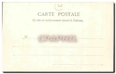 Castelo de Autricourt — Environs de Châtillon — H. Bogureau, edição Châtillon-sur-Loire, n° 2e jug — Verso