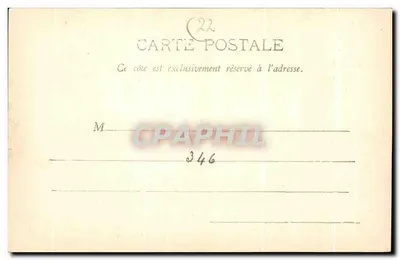 Castelo de Tonquédec — Arredores de Lannion — A. Waren, óptico, editor St-Brieuc — Verso
