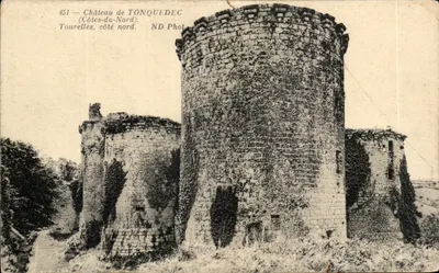 Castelo de Tonquedec — vista do lado norte — ND Photo