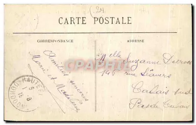 Hautefort - O Castelo — Dordogne - 8 — Editor: Phénix-Imprimeur Bégon e Cie, Brive — Verso