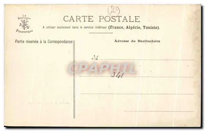 Castelo de Kériollet — Castelos da Bretanha — Editor La Bretagne Pittoresque, n° 341 — Verso