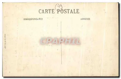 Montsoreau — Castello sulla Loira — Editore Levé & Cie, Parigi — Verso